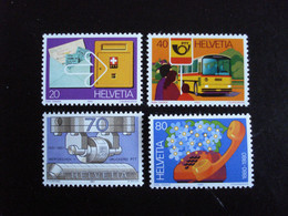 Suisse 1980 - Série P.T.T. - Y.T. 1110/1113 - Neufs (**) Mint (MNH) - Altri & Non Classificati