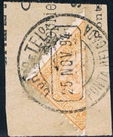 Ponta Delgada, 1892/3, # 1, Bipartido, Used - Ponta Delgada