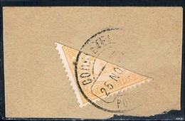 Ponta Delgada, 1892/3, # 1, Bipartido, Used - Ponta Delgada