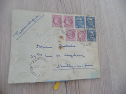 Lettre France Pneumatique TP Mazelin Et Gandon Paris 216  Pour Neuilly Sur Seine 1948 - Briefe U. Dokumente