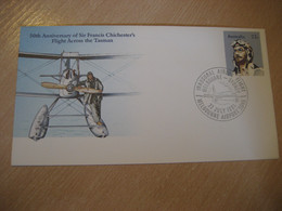 MELBOURNE SYDNEY 1981 Inaugural Airbus Flight AIRPORT Cancel Cover AUSTRALIA - Eerste Vluchten