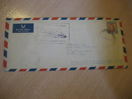 CHRISTCHURCH MELBOURNE Teal Service First Official Direct Air Mail First Flight 1951 Cancel Cover AUSTRALIA NEW ZEALAND - Cartas & Documentos