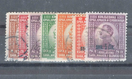 Yugoslavia Kingdom 1923, 1924 Mi#169-173 And Mi#174-175 Used - Usati