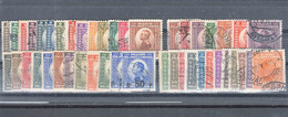 Yugoslavia Kingdom 1921,1923,1924 And 1926 Several Complete Used Sets - Gebruikt