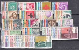 Indonesia, 15 Complete Mint Hinged Sets, Including Complete Asian Games (consists Of Few Sets Issued) - Indonesia