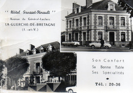 La Guerche-de-Bretagne. Hôtel Grosset-Pinault. (Années 60) - La Guerche-de-Bretagne