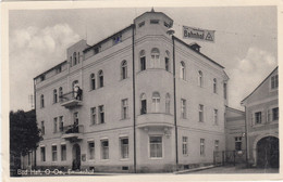 1524) BAD HALL - OÖ - EMILIENHOF Mit Transparent BAHNHOF - Tolle ältere AK 1952 - Bad Hall