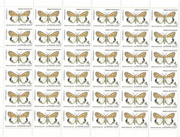Russia & USSR 1986 . Butterflies . 5 M/S Of 36.  Michel # 5584-88 Bg. - Unused Stamps