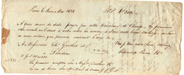 PARIS MAIO DE 1828 - Manuscripts