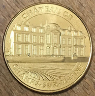 77 CHÂTEAU DE CHAMPS-SUR-MARNE MDP 2013 MÉDAILLE SOUVENIR MONNAIE DE PARIS JETON TOURISTIQUE MEDALS COINS TOKENS - 2013