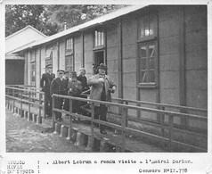 Photographie:    Albert Lebrun Rend Visite A L'Amiral Darlan  (voir Scan Et Commentaires) - Andere & Zonder Classificatie