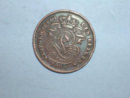 BELGICA 2 CENTIMOS 1905 FR (9209) - 2 Cent