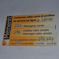 Gabon-(GA-LIB-REF-005A)-memento 333-(1)-(5.000fcfa)-(2410-1914-0016)-used Card+1card Prepiad/gift Free - Gabun