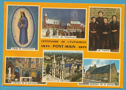 Delcampe - Centenaire De L'Evènement 1871 - PONT-MAIN - 1971 - Multivues - Pontmain