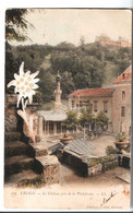 Delcampe - 227. Uriage. Le Château Pris De La Plateforme. à M. Angelard, Charron, Forgeron à Saint Pierre Le Moûtier. 1903. - Uriage