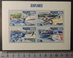 Maldives 2013 Seaplanes Aviation M/sheet Mnh - Maldives (1965-...)