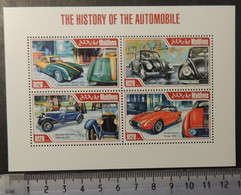 Maldives 2013 History Of The Automobile Cars Benz Vw M/sheet Mnh - Maldives (1965-...)