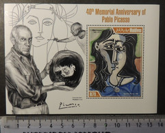 Maldives 2013 Art Pablo Picasso Paintings Souvenir Sheet Mnh - Maldives (1965-...)