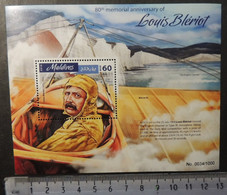 Maldives 2016 Aviation Pioneer Louis Bleriot Souvenir Sheet Mnh - Maldives (1965-...)