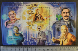 Mozambique 2012 Jacobus Henricus Van't Hoff Nobel Chemistry Marie Curie Women Rutherford Ramsey M/sheet Mnh - Mozambique