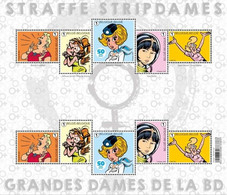 Belgium 2021 Belgique Lady Comic Book CASTAFIORE NATACHA Yoko Tsuno Sidomia Ms10 - Unused Stamps