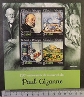 St Thomas 2016 Art Paul Cezanne Paintings Fruit Nudes Women M/sheet Mnh - Volledige & Onvolledige Vellen