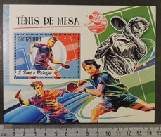 St Thomas 2016 Sport Table Tennis S/sheet Mnh - Feuilles Complètes Et Multiples