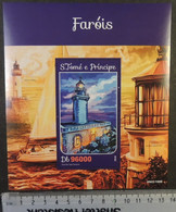 St Thomas 2016 Lighthouses Capa Tainaron S/sheet Mnh - Hojas Completas