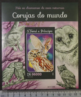 St Thomas 2016 Owls Birds Of Prey S/sheet Mnh - Hojas Completas