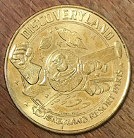 77 DISNEYLAND PARIS DISCOVERYLAND DISNEY MICKEY MDP 2012 MÉDAILLE MONNAIE DE PARIS JETON TOURISTIQUE MEDALS COINS - 2012