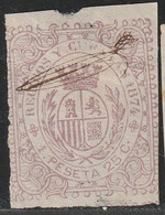 LOTE 1891 F  // (C025)  ESPAÑA 1874 RECIBOS Y CUENTAS-IMPUESTO DE TRANSPORTE - Steuermarken