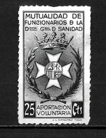 LOTE 1892 D // (C015)  ESPAÑA BENEFICENCIA APORTACION VOLUNTARIA - Beneficiencia (Sellos De)