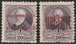 LOTE 2112B // (C110)  ESPAÑA 1936   EDIFIL:  E.L.P. BURGOS 45, 47 *MH - Emissioni Nazionaliste