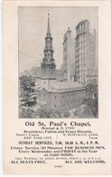 USA United States, Old St. Paul's Chapel, Broadway, Fulton And Vesey Streets - Broadway
