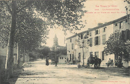 / CPA FRANCE 81 "Labrugière, Entrée De La Ville Au Bout Du Pont" - Labruguière