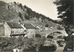 / CPSM FRANCE 48 "Le Pont De Montvert, L'hôtel Des Cévennes Et Le Grand Pont" - Le Pont De Montvert