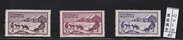 St,Pierre Miquelon 1942 Dog Chien MNH 3V - Sonstige & Ohne Zuordnung