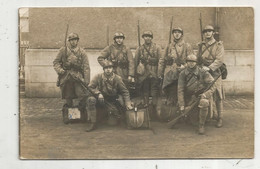 Cp , Carte Photo , Militaria ,militaires ,fusils ,1928, écrite - Personaggi