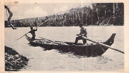 Cpa Amérique > Canada > Colombie Britannique > Prince Rupert Indians Paleing Up Skeend River - Prince Rupert