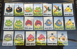 (stamp 27-3-202) ANGRY BIRDS Selection Of Stamp Labels (20 Cinderella) And Stickers (8) - Werbemarken, Vignetten