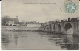 37- 80238  -  LA  HAYE  DESCARTES    -   Pont Sur La Creuse En 1907 - Unclassified