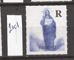 KOS-SRB 1  KOSOVO 2001 SERBISCHE TEIL  ARTE RELIGION -R-   MNH - Sculpture