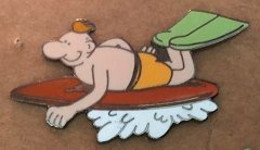 SAGGAY - MARGERIN - SURFEUR A PLAT VENTRE - SURF ORANGE - PALMES VERTES - EGF - BANDES DESSINEES -         (25) - Comics