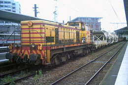 Toulouse (31) Juillet 2007 - La BB 1201 (BB 63500) De RDT13 (Ex. : BDR) En Pousse D’un Train De  Travaux - Stations With Trains