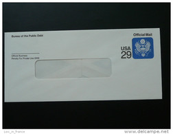 Entier Postal Stationery Bureau Of Public Debt Neuf Mint - 1981-00