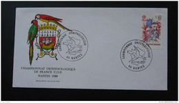Lettre Cover Championnat De France Ornithologie Nantes 1980 - Mechanical Postmarks (Advertisement)