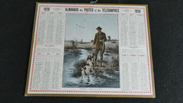 Almanach Des Postes Et Télégraphes 1920 - Apporte -- Chasse Aux Canards - Bon état Complet- Calendrier - Tamaño Grande : 1901-20