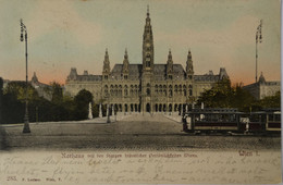 Austria // Wien I // Rathaus (Tram - Strassenbahn) 1906 - Sonstige & Ohne Zuordnung