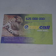 Zimbabwe-(zw-eas-ref-0001/1)-easy Call-(2)-(25.000.000)-(1061-3428-9743-7029)-used Card+1card Free - Simbabwe