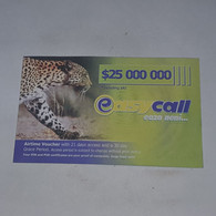 Zimbabwe-(zw-eas-ref-0001/5)-easy Call-(6)-(25.000.000)-(1064-1891-8535-7530)-used Card+1card Free - Simbabwe